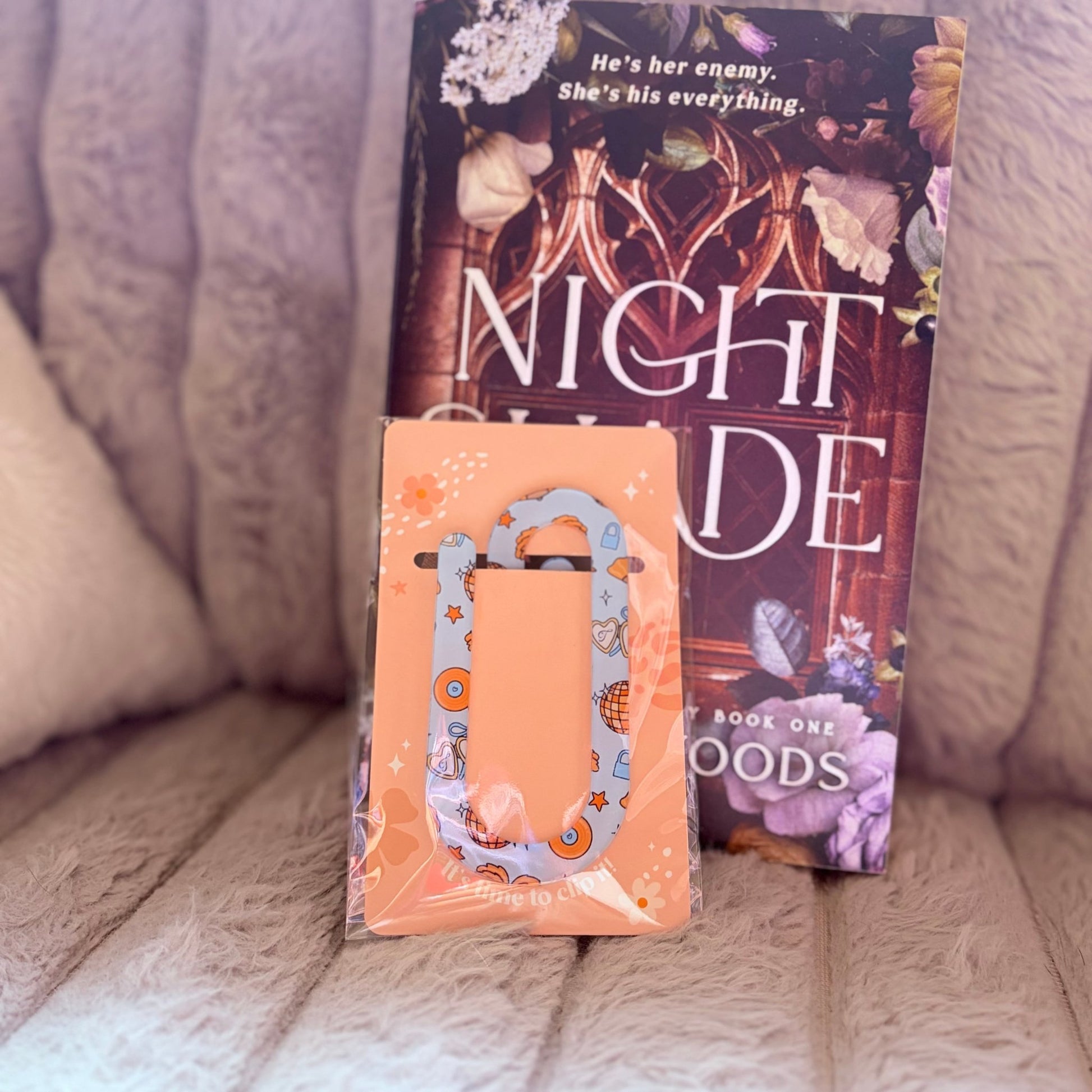 Showgirl Jumbo Acrylic Paperclip Sublimated Bookmark – Bookish Page Holder - Awfullynerdy.co