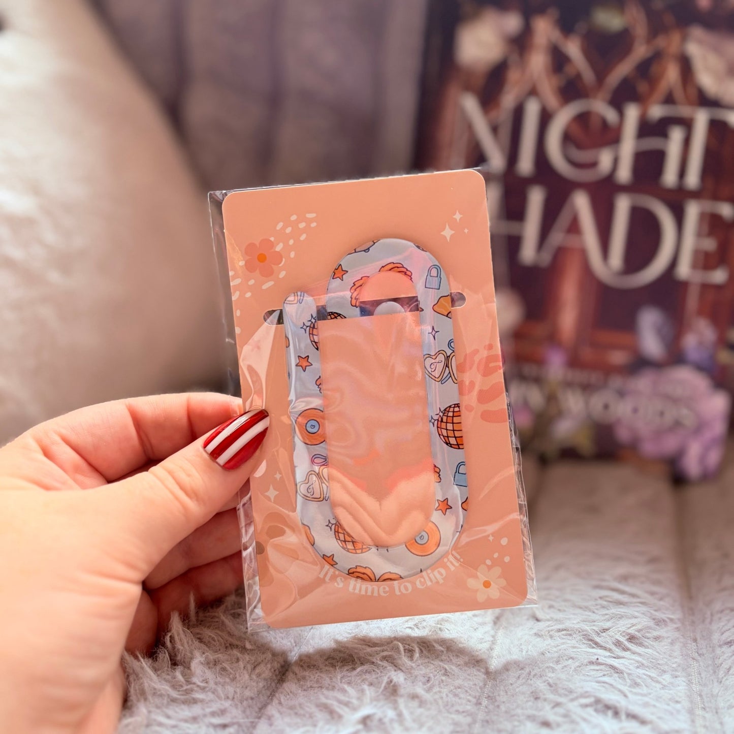 Showgirl Jumbo Acrylic Paperclip Sublimated Bookmark – Bookish Page Holder - Awfullynerdy.co