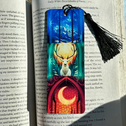 SJM Universe Stained Glass Symbols Metal Bookmark - Awfullynerdy.co