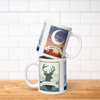 SJM Universe White glossy mug - Awfullynerdy.co