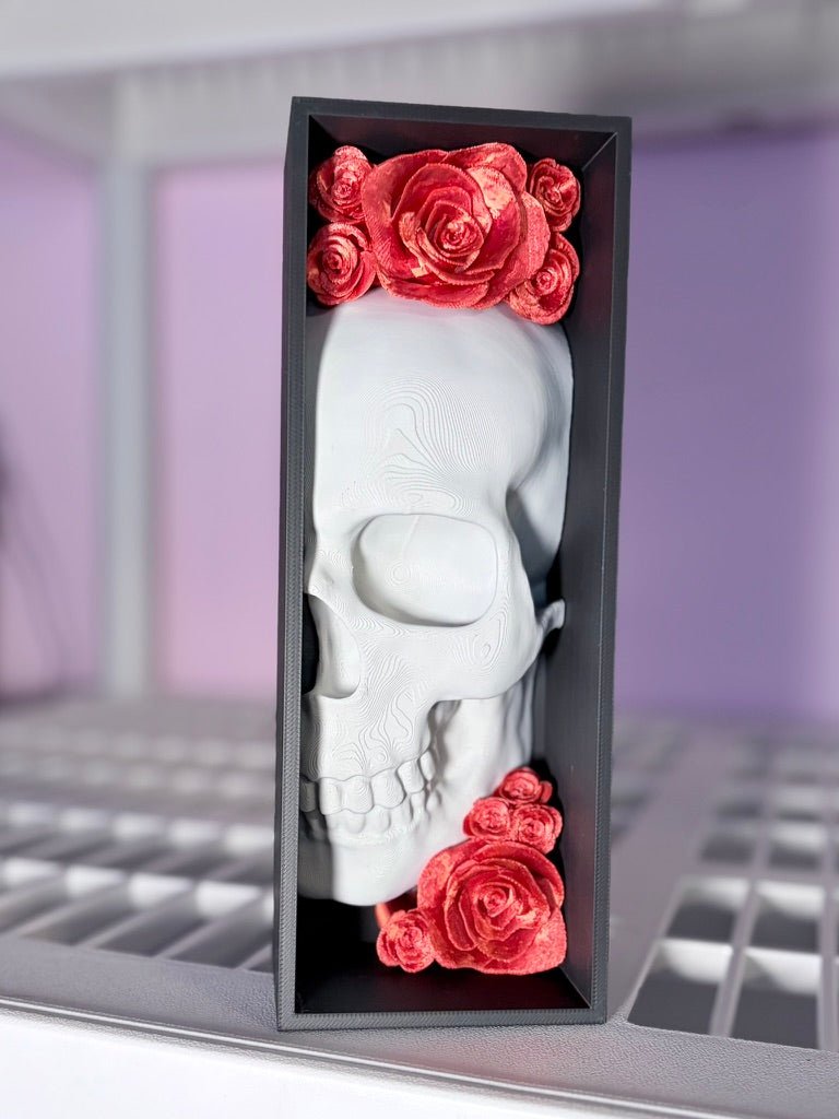 Skull Rose Book Nook - Awfullynerdy.co