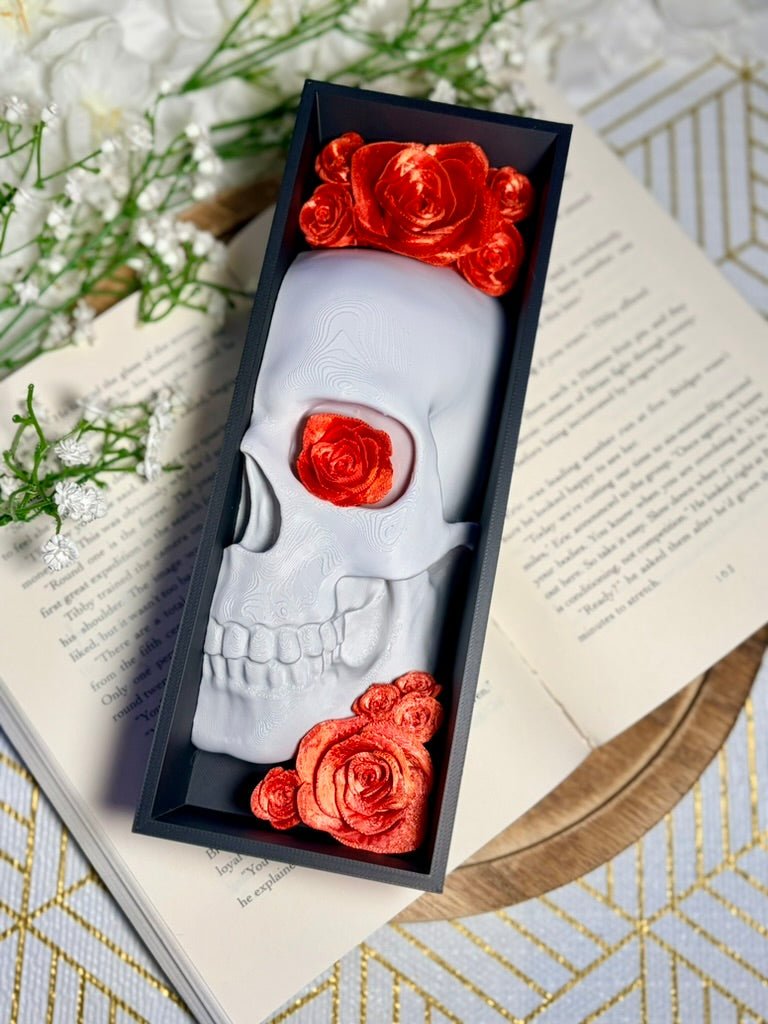 Skull Rose Book Nook - Awfullynerdy.co
