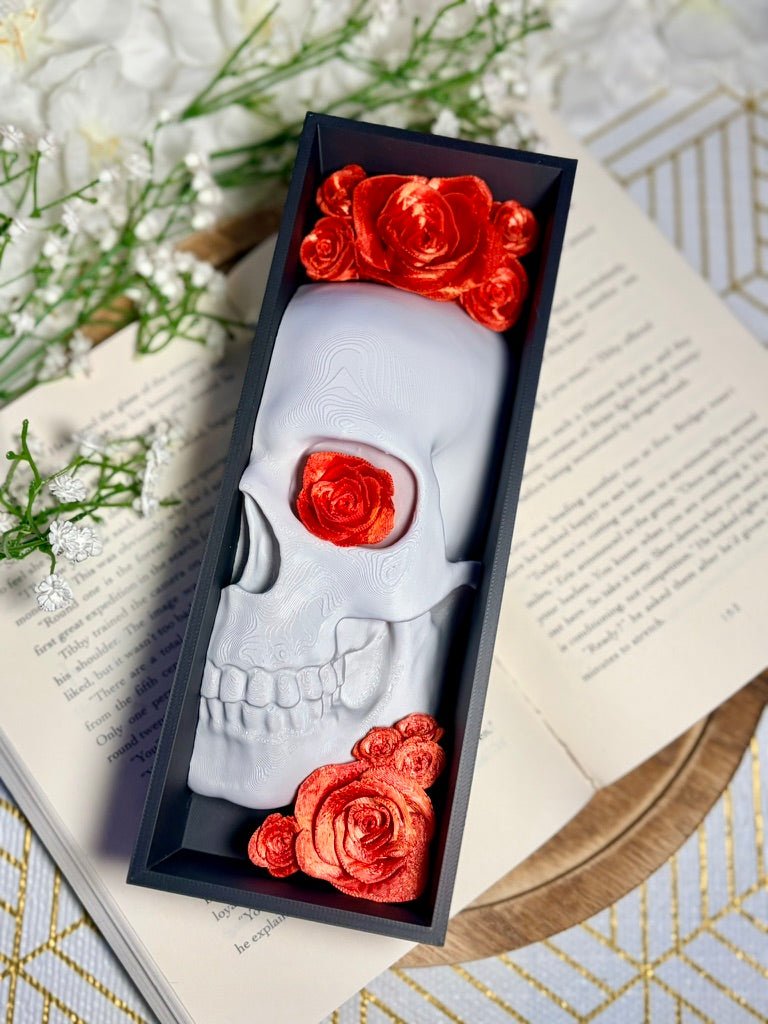 Skull Rose Book Nook - Awfullynerdy.co
