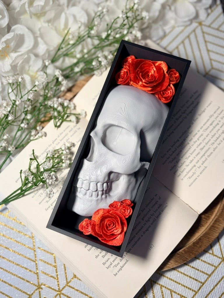 Skull Rose Book Nook - Awfullynerdy.co