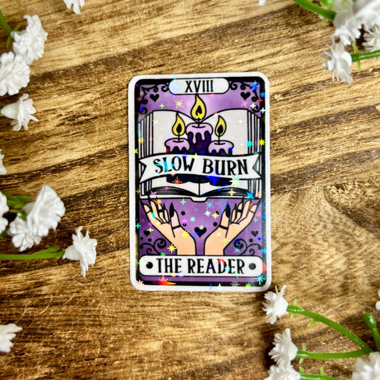 Slow Burn Tarot Card Sticker - Awfullynerdy.co