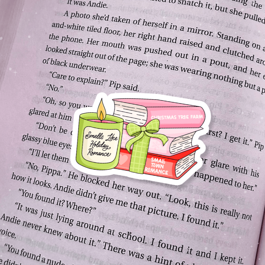 Smells Like a Holiday Romance Sticker - Awfullynerdy.co