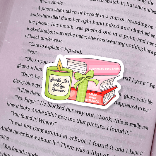 Smells Like a Holiday Romance Sticker - Awfullynerdy.co