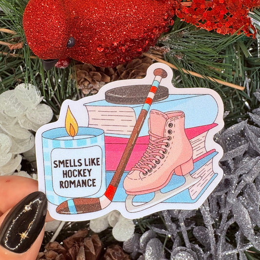 Smells Like Hockey Romance Sticker - Awfullynerdy.co