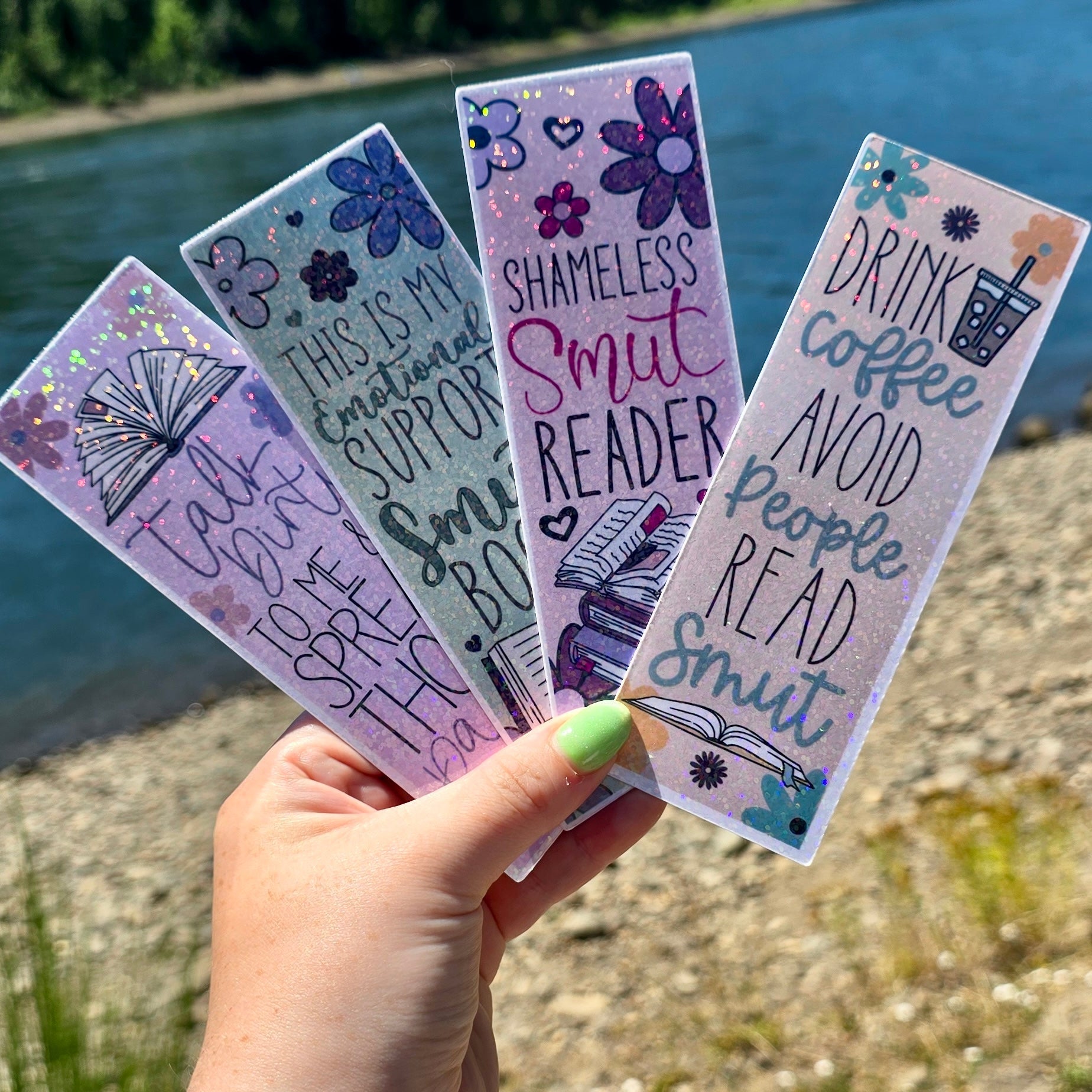 Smut Book Lover Romance Cardstock Bookmark Bundle - Awfullynerdy.co