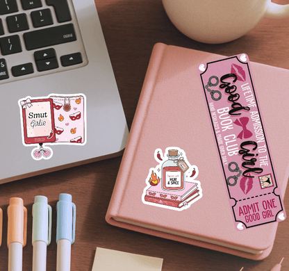 Smut Girlie Stickers and Bookmark Bundle - Awfullynerdy.co