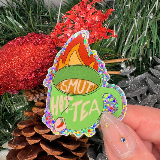 Smut Hot Tea Glitter Sticker - Awfullynerdy.co