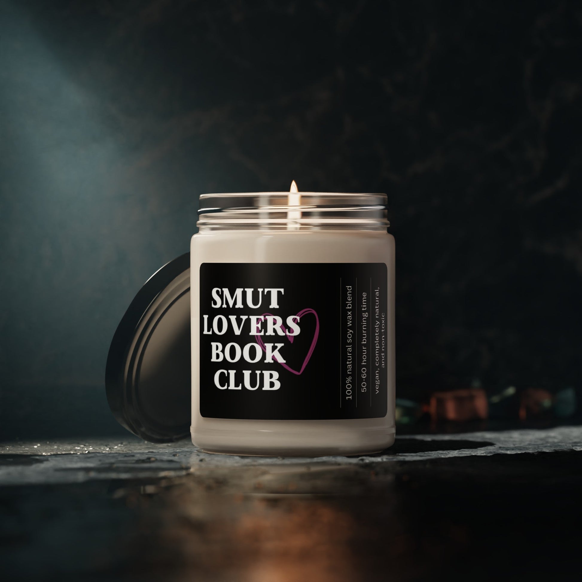 Smut Lovers Book Club Scented Soy Candle, 9oz - Awfullynerdy.co