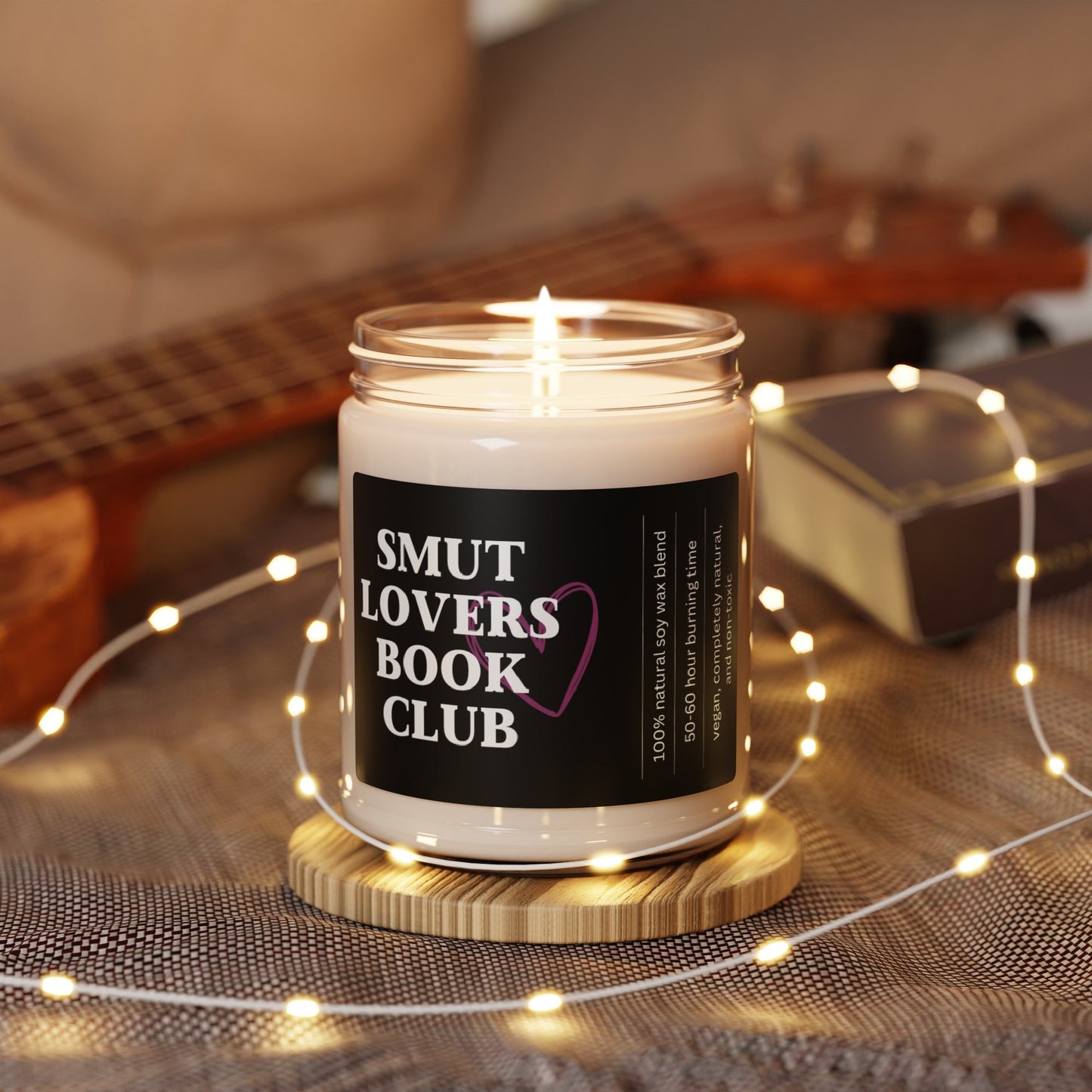 Smut Lovers Book Club Scented Soy Candle, 9oz - Awfullynerdy.co