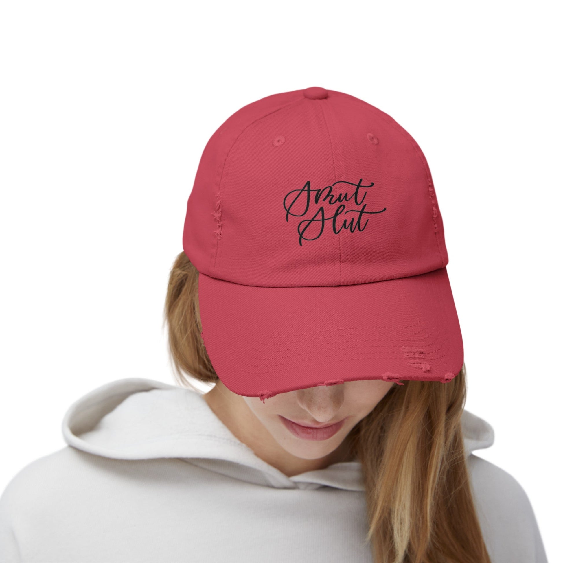 Smut Slut Distressed Cap - Awfullynerdy.co