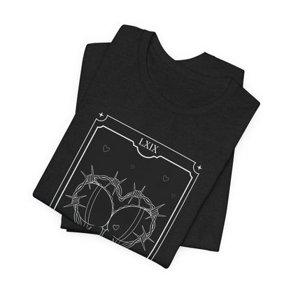 Smut Tarot Card Unisex Jersey Short Sleeve Tee - Awfullynerdy.co