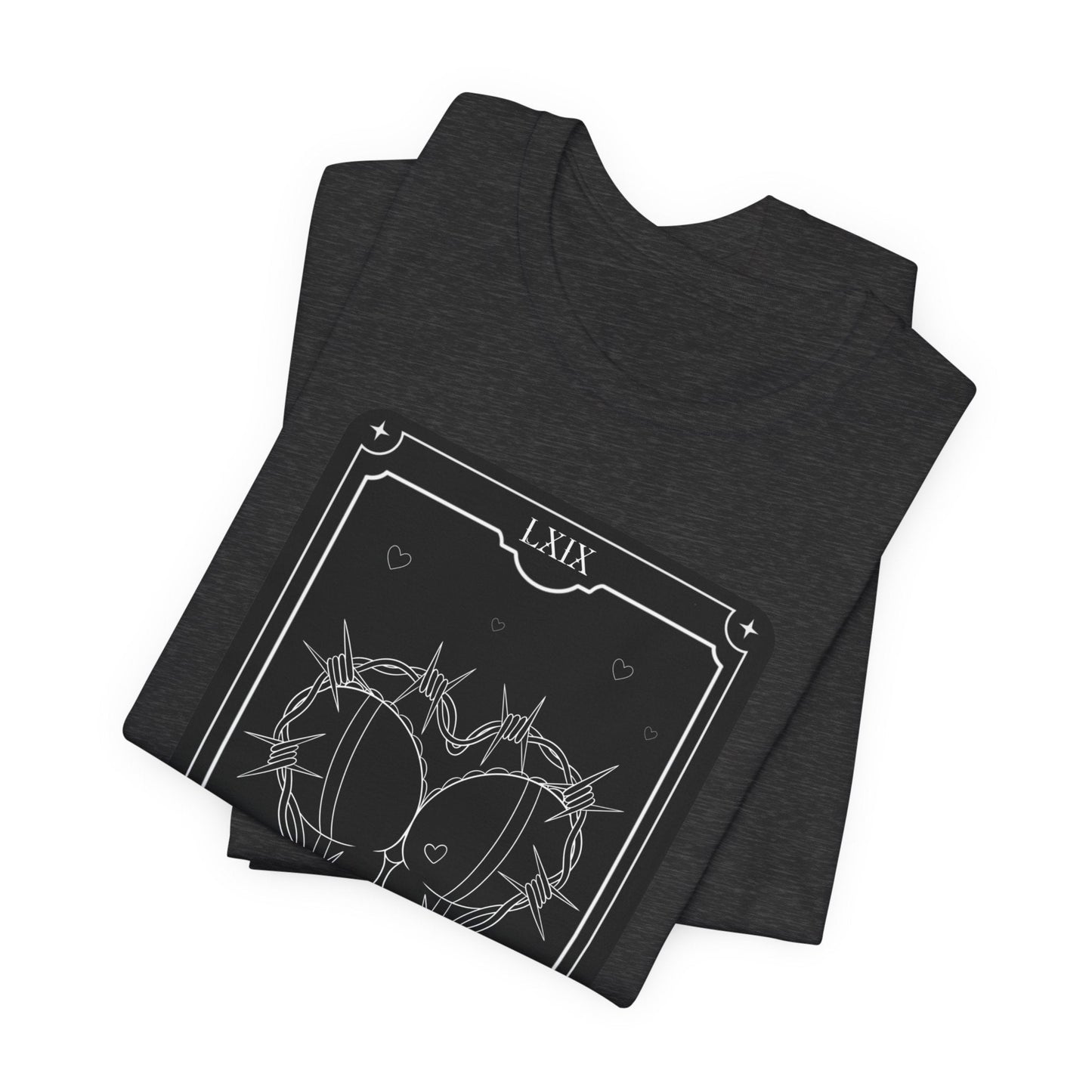 Smut Tarot Card Unisex Jersey Short Sleeve Tee - Awfullynerdy.co