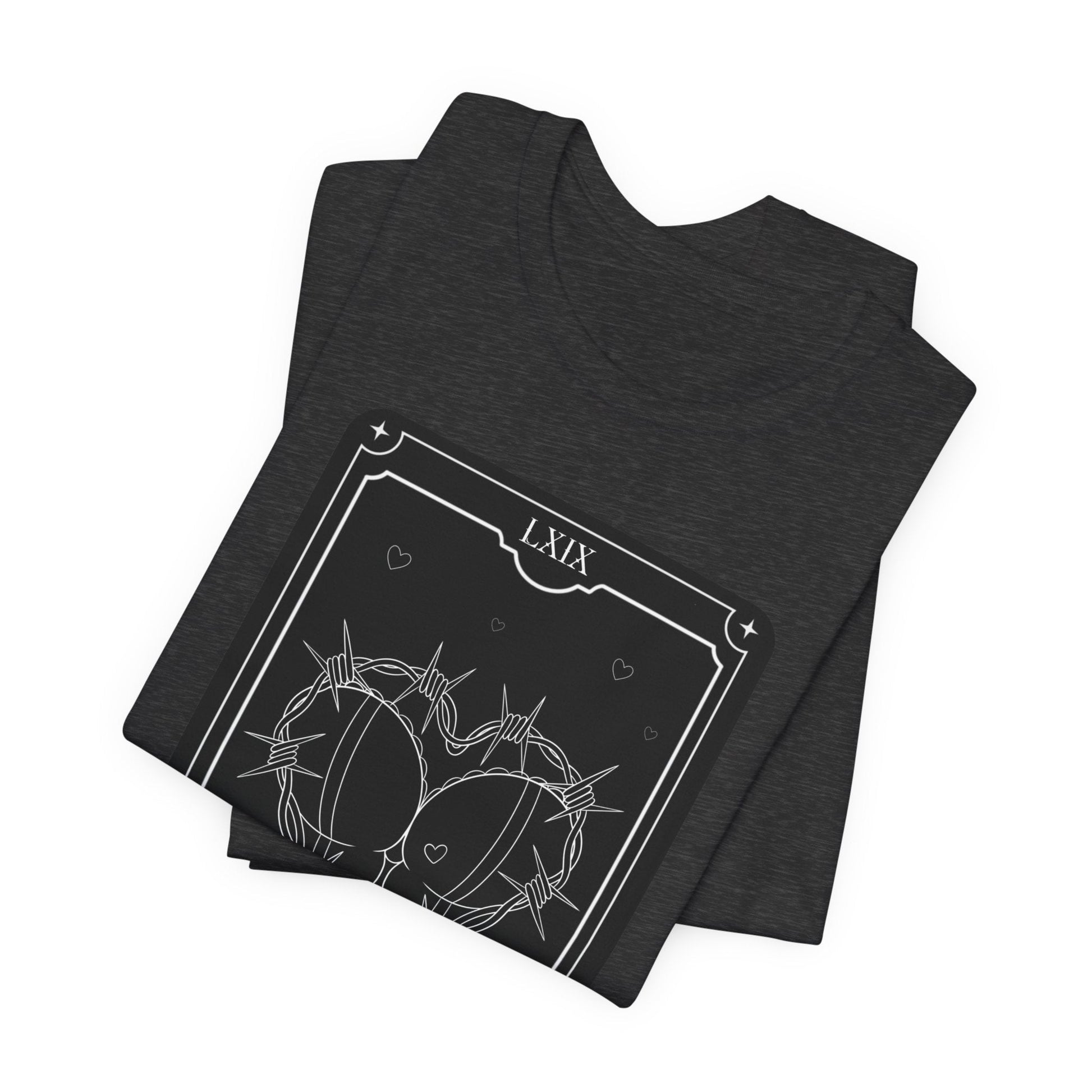 Smut Tarot Card Unisex Jersey Short Sleeve Tee - Awfullynerdy.co
