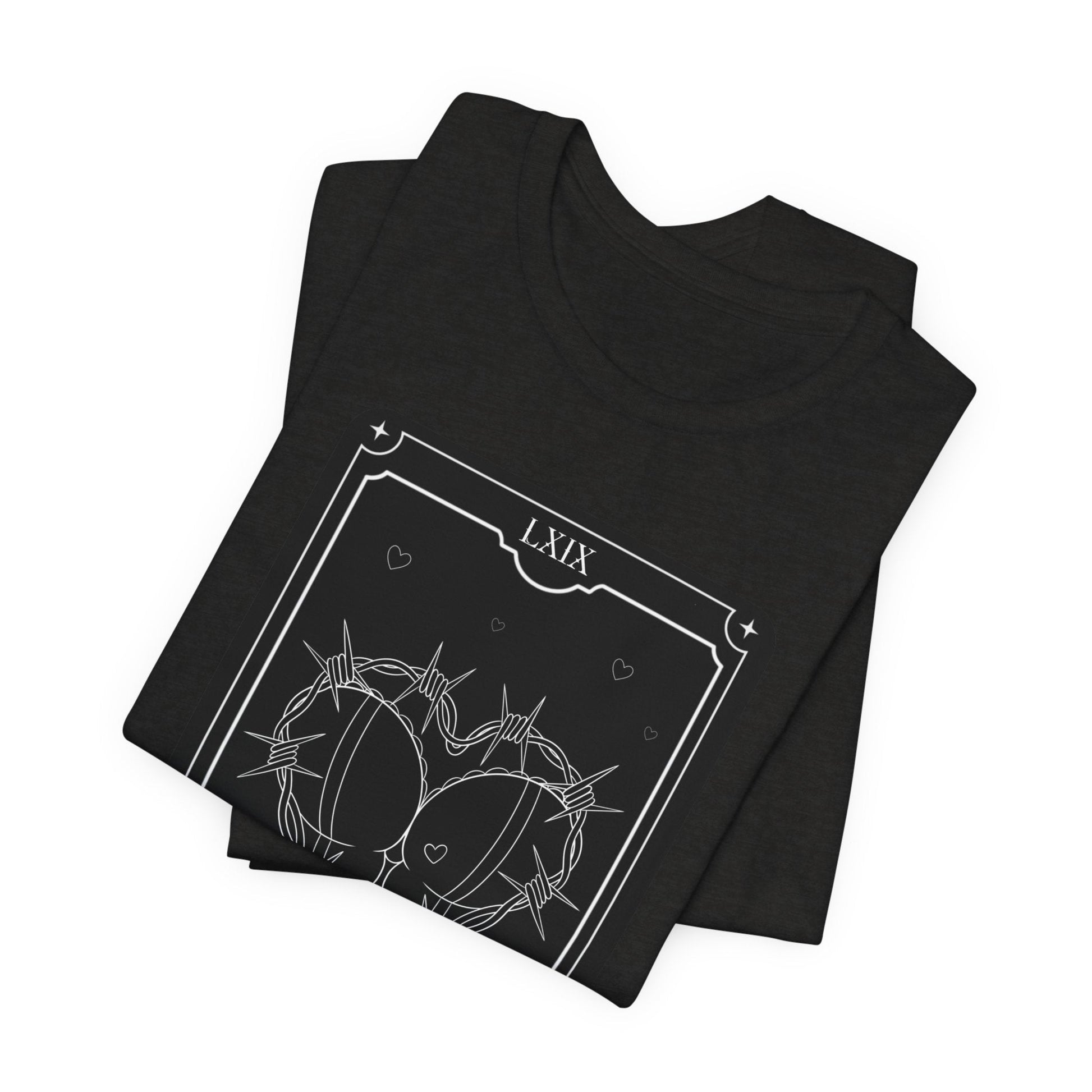 Smut Tarot Card Unisex Jersey Short Sleeve Tee - Awfullynerdy.co