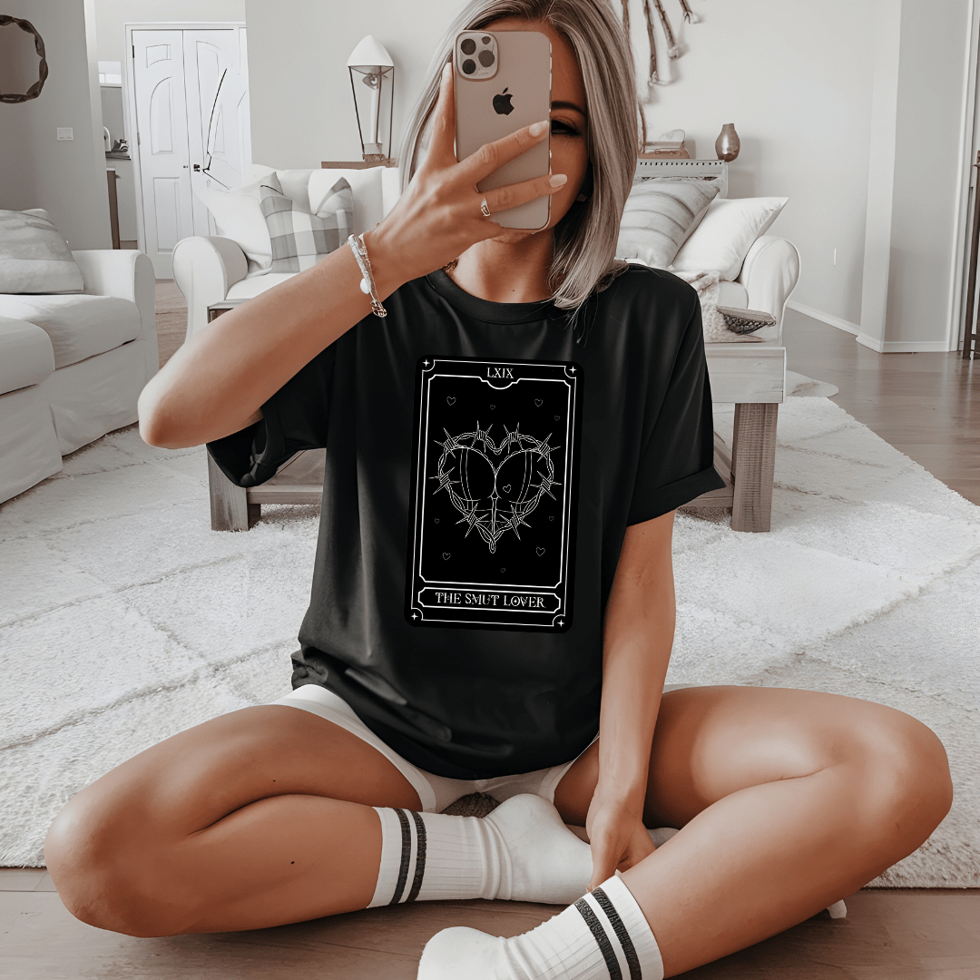 Smut Tarot Card Unisex Jersey Short Sleeve Tee - Awfullynerdy.co