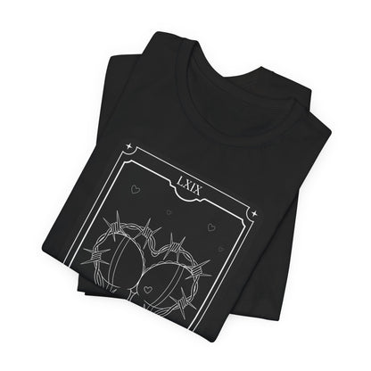 Smut Tarot Card Unisex Jersey Short Sleeve Tee - Awfullynerdy.co