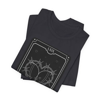 Smut Tarot Card Unisex Jersey Short Sleeve Tee - Awfullynerdy.co