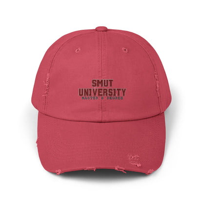 Smut University Master’s Degree Distressed Cap - Awfullynerdy.co