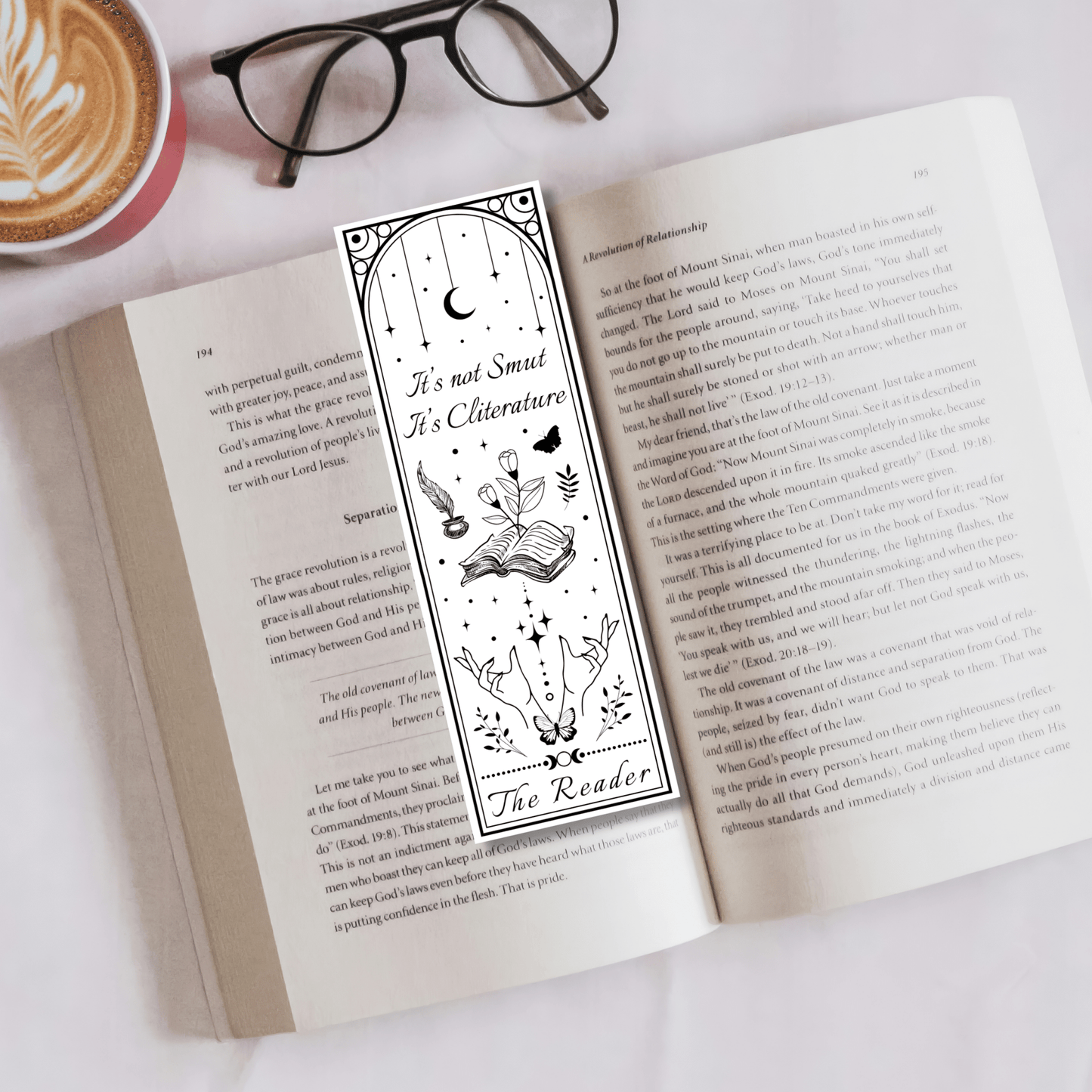 Smutty Black and White Bookmarks Bundle - Awfullynerdy.co