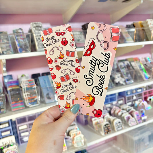 Smutty Book Club Cardstock Bookmark - Awfullynerdy.co