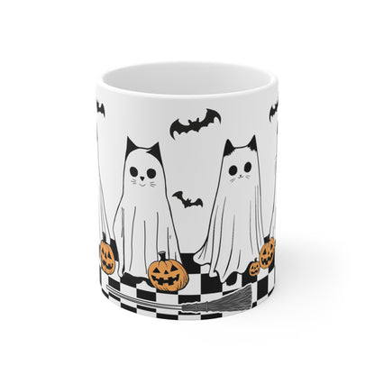 Spooky Cats Halloween Mug 11oz - Awfullynerdy.co