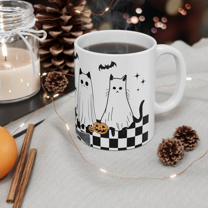 Spooky Cats Halloween Mug 11oz - Awfullynerdy.co