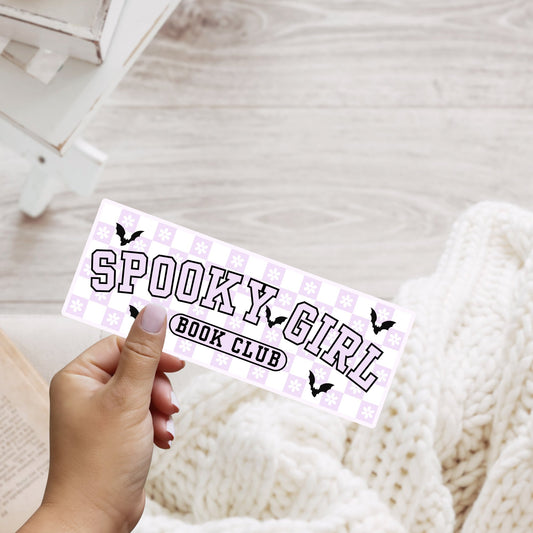 Spooky Girl Book Club Bookmark - Awfullynerdy.co