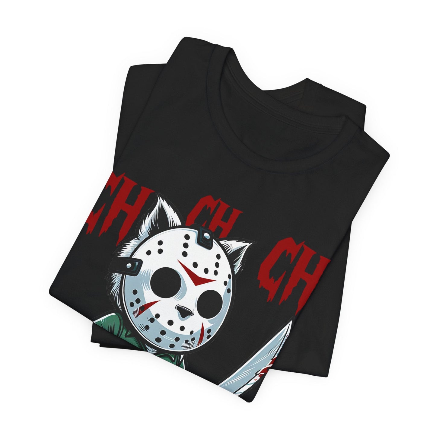 Spooky Horror Thriller Cat Unisex Jersey Short Sleeve Tee - Awfullynerdy.co