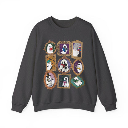 Spooky Season Ghosts Reading SJM Books Romantasy Crewneck Sweatshirt - Awfullynerdy.co