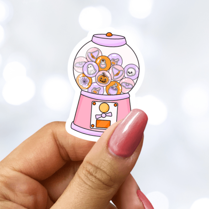 Spooky Season Gumball Machine Sticker - Awfullynerdy.co