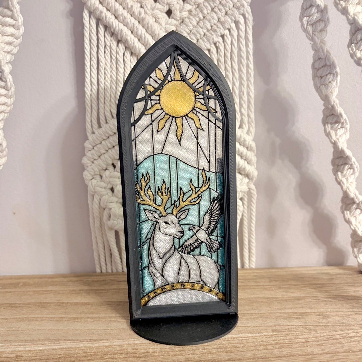 Stained Glass - Style TOG Inspired Book Nook with Storage - Optional Without Storage - Awfullynerdy.co