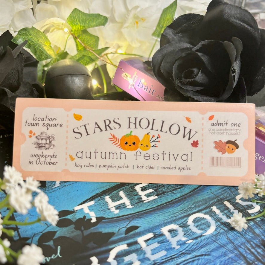 Stars Hollow Autumn Festival Cardstock Bookmark - Awfullynerdy.co