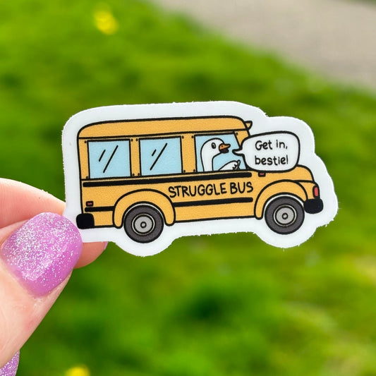 Struggle Bus Sticker - Awfullynerdy.co