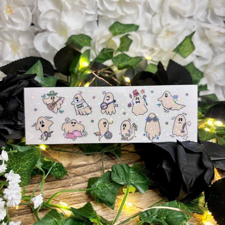 Swift Ghosties Eras Tour Cardstock Bookmark - Awfullynerdy.co