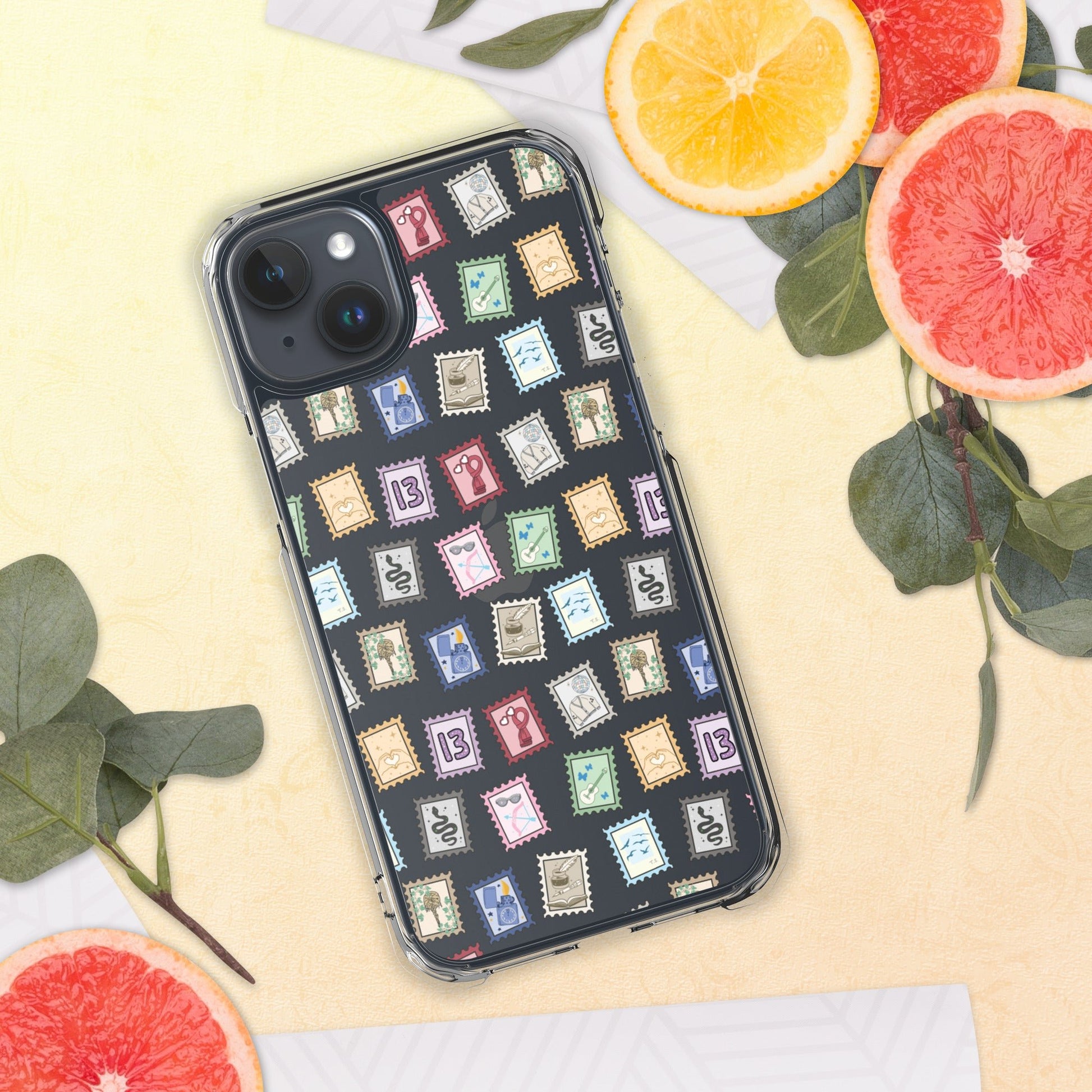 Swiftie Stamps Clear Case for iPhone® - Awfullynerdy.co