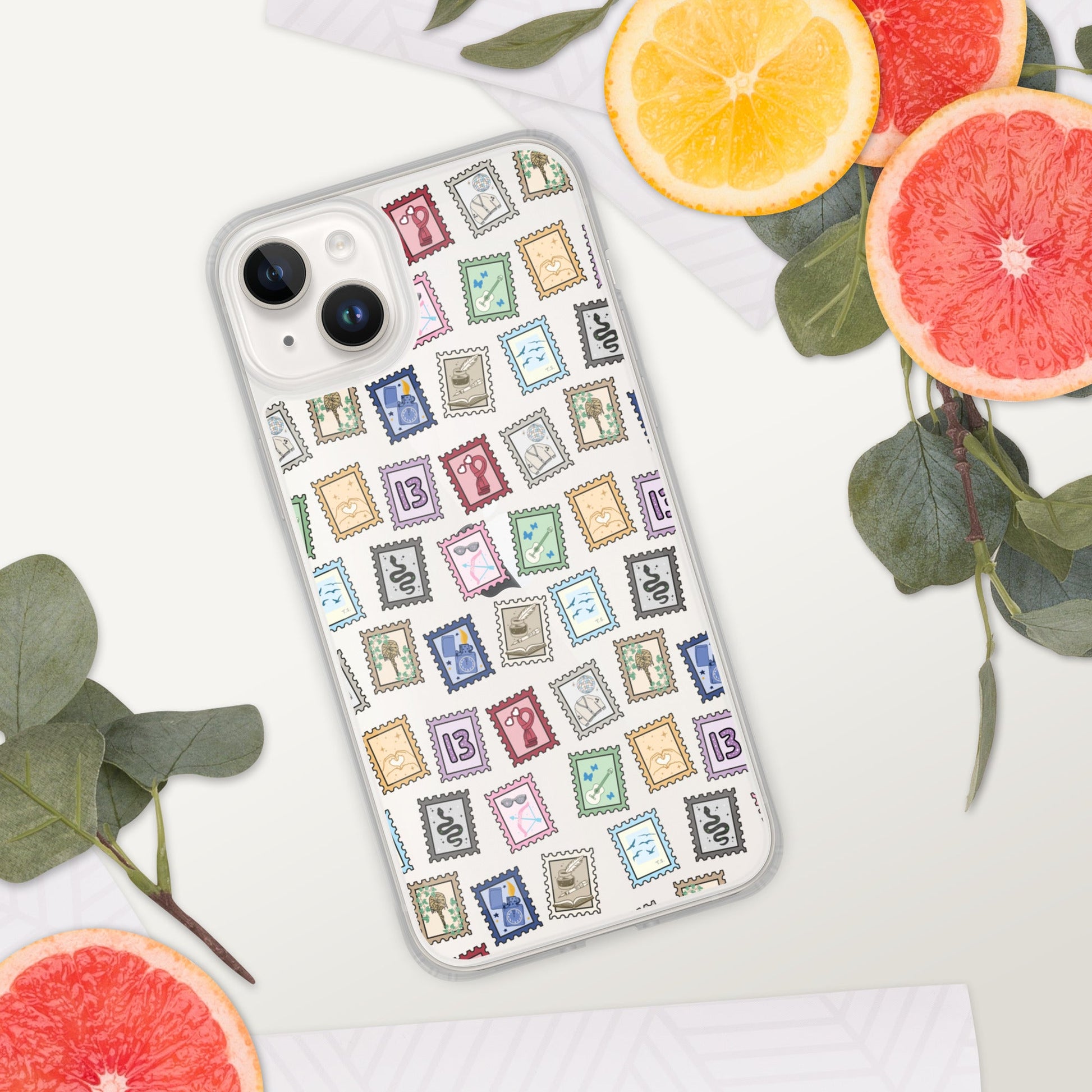 Swiftie Stamps Clear Case for iPhone® - Awfullynerdy.co