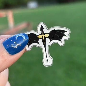 Tairn and Andarna Inspired Acrylic Pin - Awfullynerdy.co