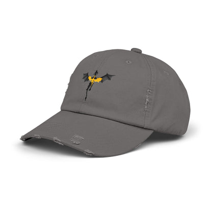 Tarin and Andarna Fourth Wing Dragons Distressed Cap - Awfullynerdy.co