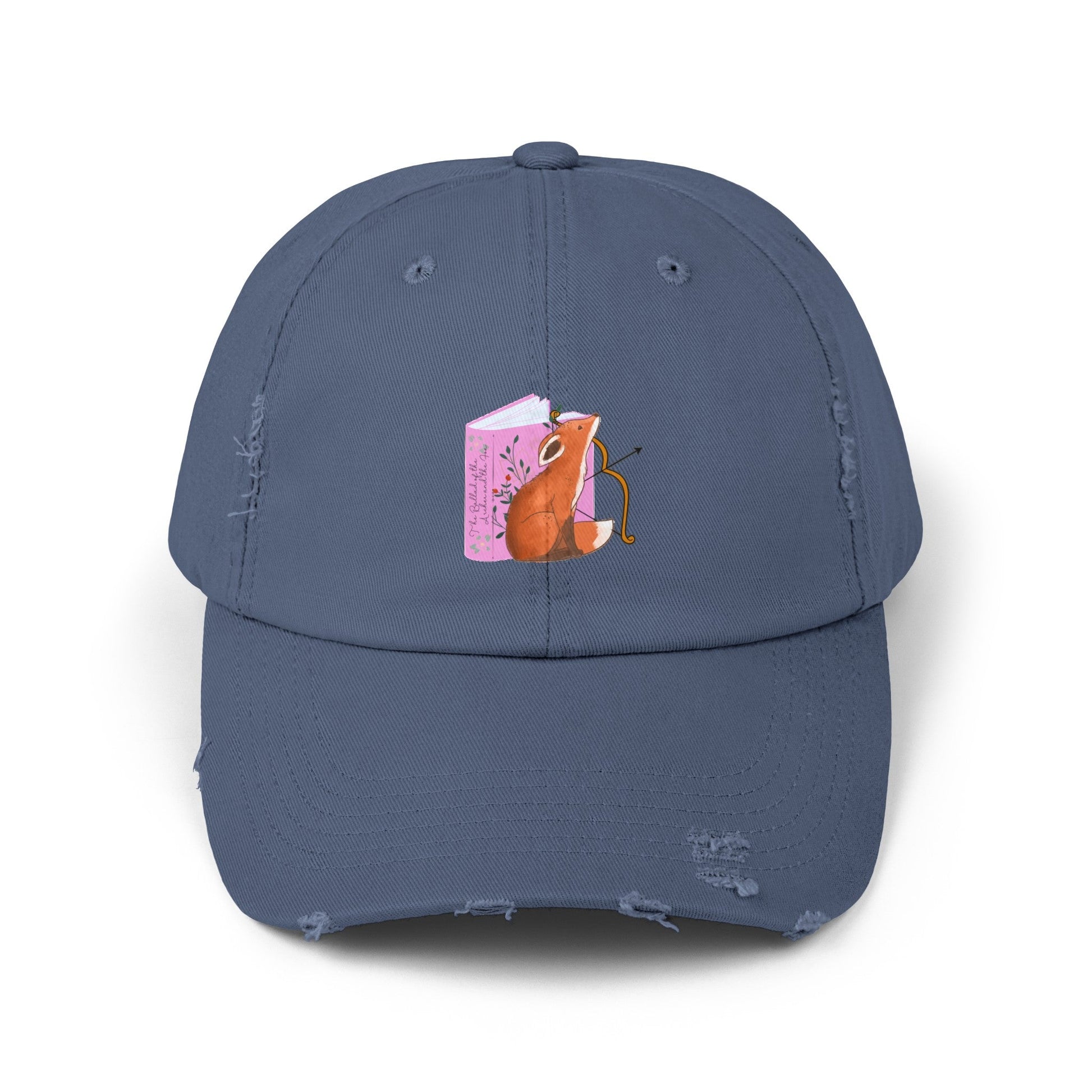 The Ballad of the Archer and The Fox Distressed Cap - Awfullynerdy.co