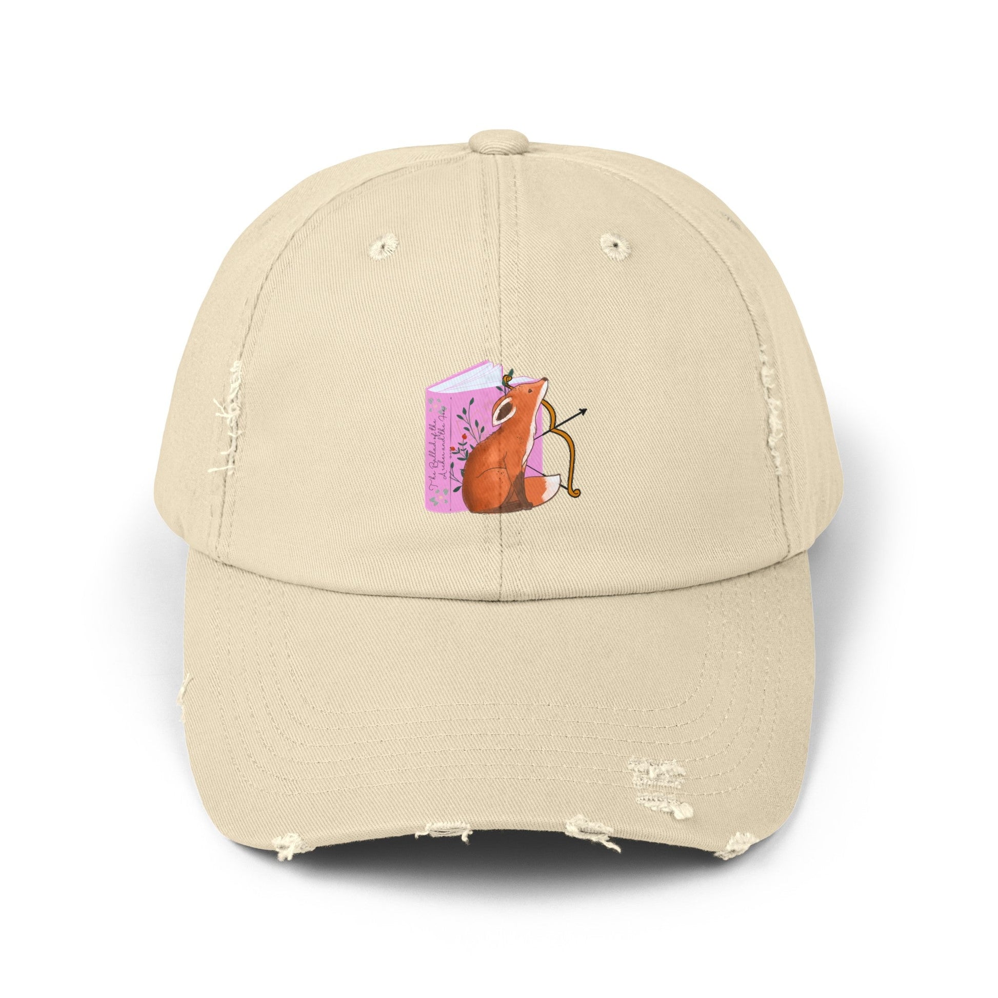 The Ballad of the Archer and The Fox Distressed Cap - Awfullynerdy.co