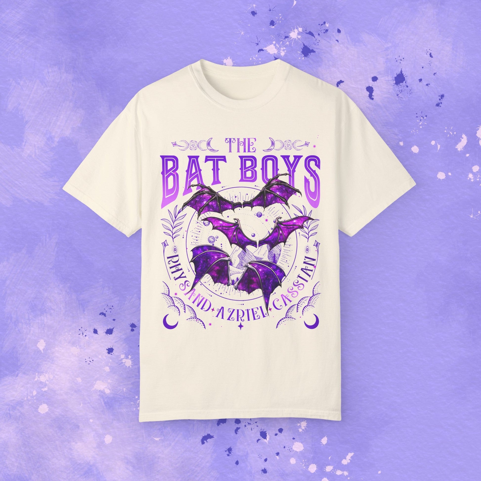 The Bat Boys A Court of Thorns and Roses Comfort Colors Garment - Dyed T - shirt - Awfullynerdy.co