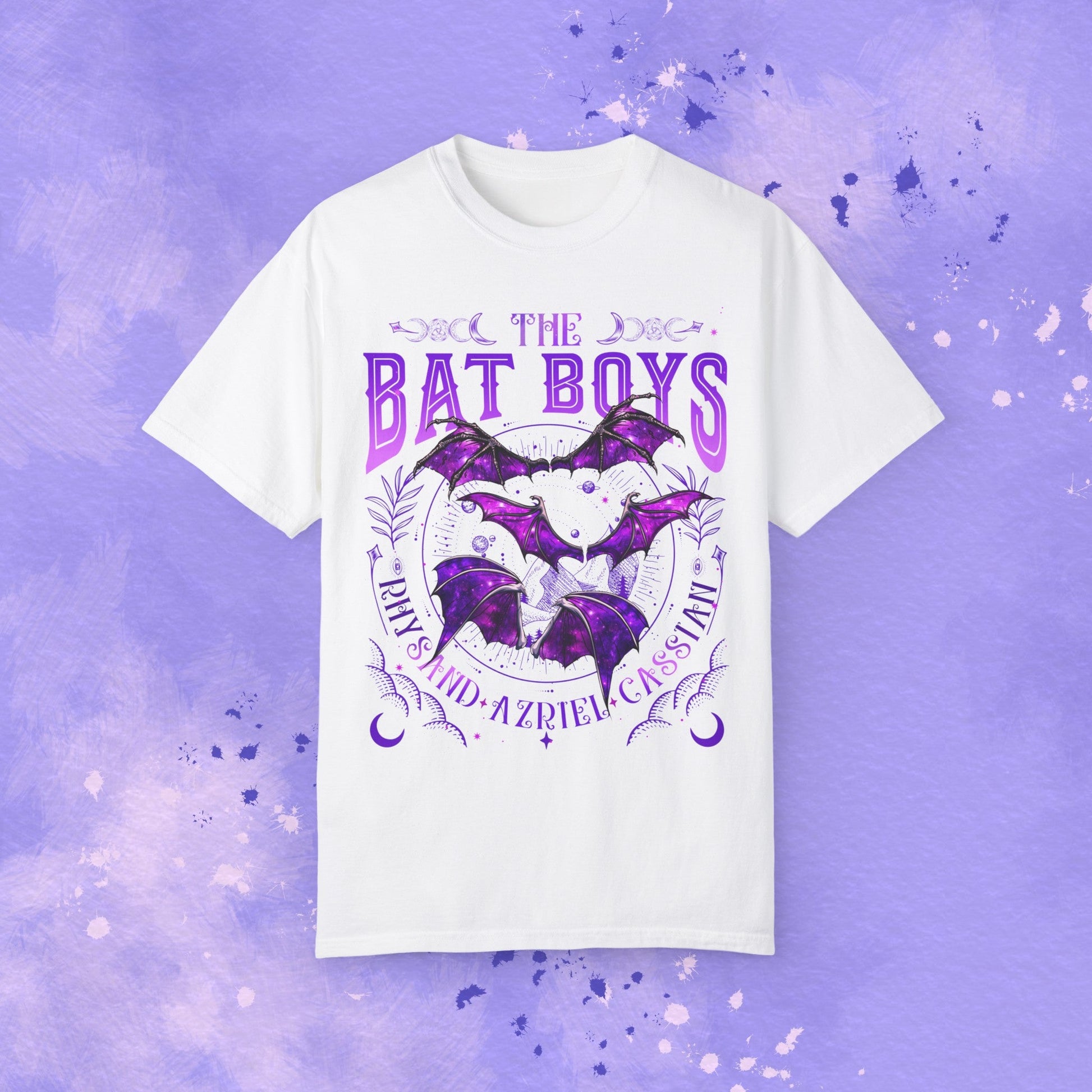 The Bat Boys A Court of Thorns and Roses Comfort Colors Garment - Dyed T - shirt - Awfullynerdy.co