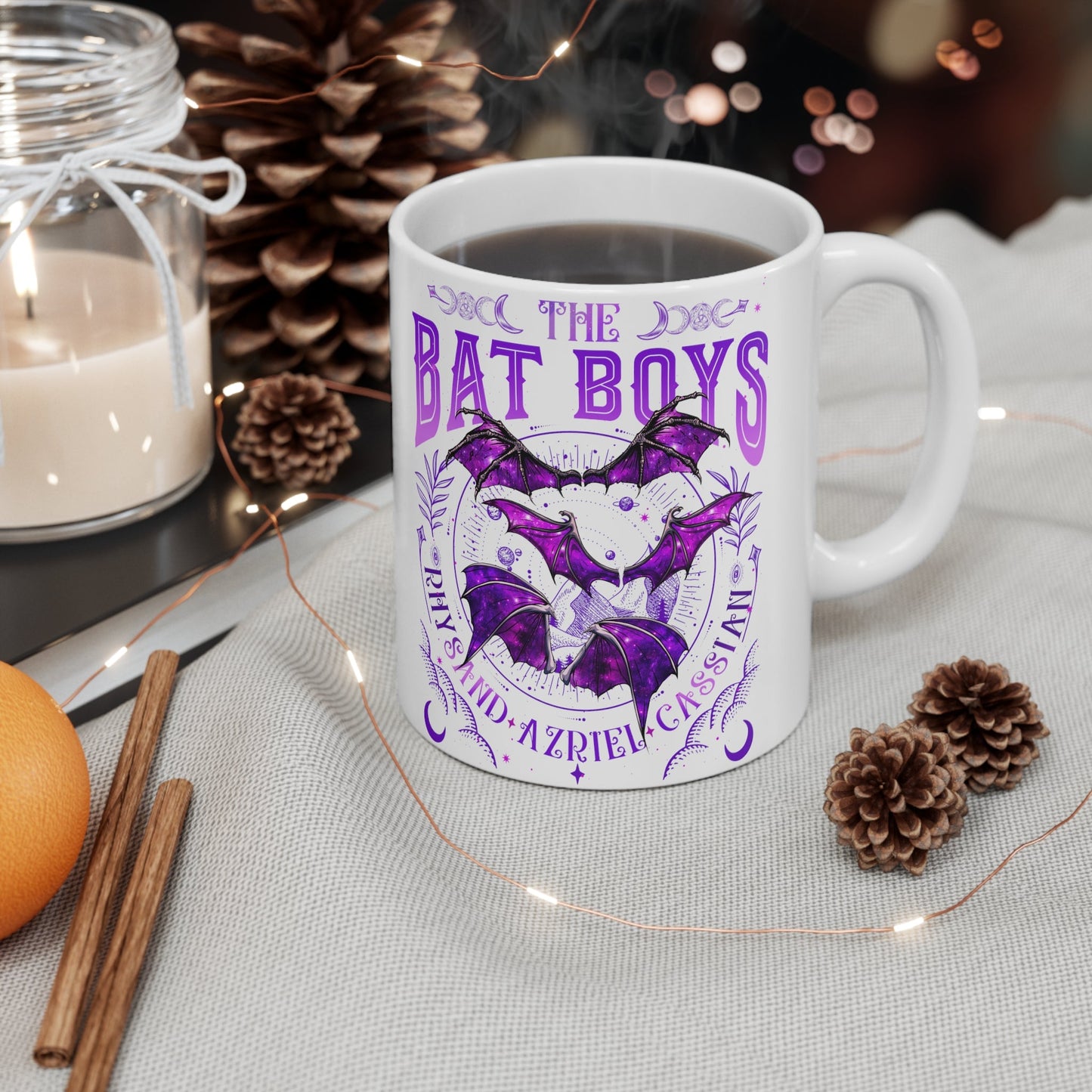 The Bat Boys ACOTAR Mug 11oz Microwave Safe Dishwasher Safe - Awfullynerdy.co