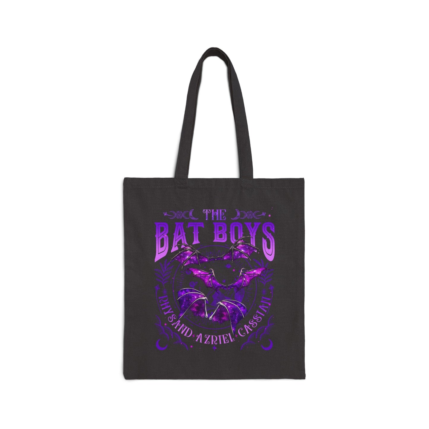 The Bat Boys Purple Cotton Canvas Tote Bag - Awfullynerdy.co