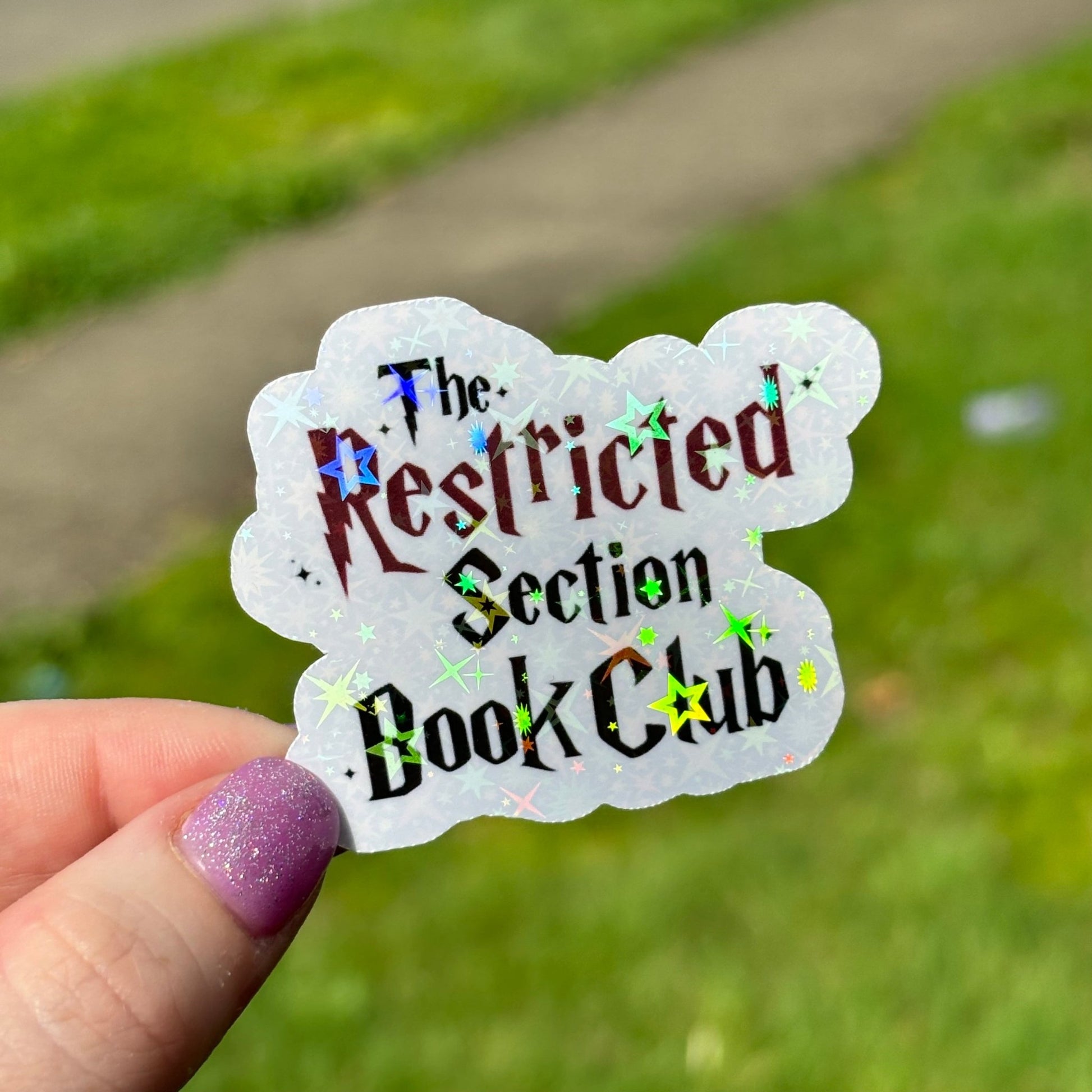 The Restricted Section Book Club Sticker - Awfullynerdy.co