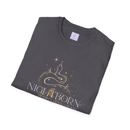 The Serpent and The Wings of Night Nightborn Dual - Sided Unisex Softstyle T - Shirt - Awfullynerdy.co